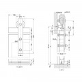 Thông số bộ các thành phần D-Line42 100S Hafele Slido 941.32.004