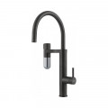 Vòi rửa bát Franke Vital Capsule Filter Swivel Spout Tap Industrial Black