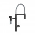 Vòi rửa bát Franke Industrial Black/Steel Optics