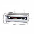 Kích thước Máy rửa chén công nghiệp Texgio TGU-2400XD