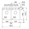 Thông số Chậu rửa chén Franke MRG 620-35-35 TL màu đen