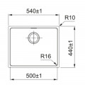 Chậu rửa bát Franke FEX 110-50 122.0588.016