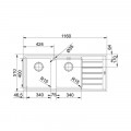 Chậu rửa bát Franke BOX 220-36 127.0434.706
