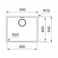 Thông số Chậu rửa chén Franke MYX 110-50