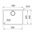 Thông số Chậu rửa chén Franke MYX 110-55