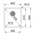 Thông số Chậu rửa chén Franke BOX 210-36
