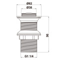Bộ xả pop-up lavabo Häfele 495.61.975