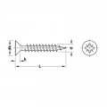 Thông số vít Hospa 4x16mm Hafele 014.70.830
