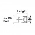 Mô tả chốt cấy M6 Hafele 039.00.267