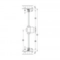 Cấu tạo thanh Profile 2000mm Hafele 226.67.205