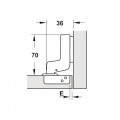Thông số bản lề Metalla SM lọt lòng Hafele 308.03.005