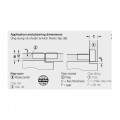 Ứng dụng bản lề cửa lật bằng gỗ Hafele 342.66.730
