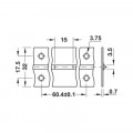 Thông số bản lề đàn Piano Hafele 351.04.038