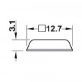 Thông số đệm cửa DB127 tự dính Hafele 356.27.416