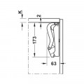 Thông số tay nâng Free Space D Hafele 372.27.702