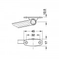 Thông số tay nâng Free flap H Hafele 372.39.611