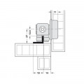 Chi tiết bánh xe Silent-Fold 40 Hafele 409.61.750
