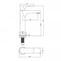 Vòi lạnh lavabo Eco 150 Hafele 589.25.483