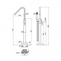 Sen tắm đặt sàn Retro Hafele 589.15.360