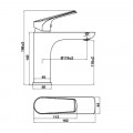 Vòi trộn lavabo Vigor II 118 Hafele 589.15.182