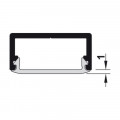 Thông số nắp che màu kính mờ 2500mm Hafele 833.74.780