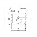 Chậu rửa mặt lavabo âm bàn Sapporo Hafele 588.79.120