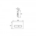 Nút nhấn xả thải Mechanical Hafele 588.73.565