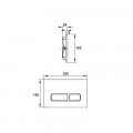 Nút nhấn xả thải Mechanical Hafele 588.73.564