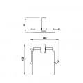 Giá treo giấy vệ sinh Hafele Chiba 580.87.540