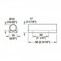Thông số đế lắp cảm biến nhựa Hafele 833.89.331