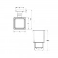 Ly đựng dụng cụ nhà tắm Hafele 580.41.470