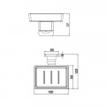Đĩa đựng xà phòng Hafele 580.41.460