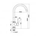 Vòi rửa chén HT21-CC1F245C Hafele 577.55.270