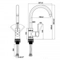 Vòi rửa chén HT21-CH1F220C Hafele 577.56.300