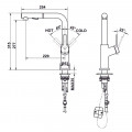 Vòi rửa chén LUX-P HT25-SH1P315 Hafele 570.85.049