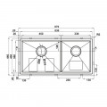 Chậu bếp SUS WS R10 HS25-SSN2S-8744 Hafele
