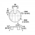 Thông số Nắp luồn dây điện Häfele 429.94.034