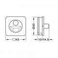 Thông số chuyển động không dây Mesh Hafele 850.00.953