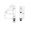 Vòi nước lạnh DIY 99 Hafele 495.62.055