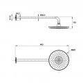 Sen đầu gắn tường Airsense 227R Hafele 485.60.702