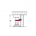 Thông số Kẹp ván cho chân đế gỗ Hafele 637.47.322