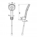 Bộ sen tay Self-clean S 3 chức năng Hafele 485.60.627