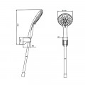Bộ sen tay 5 chức năng Airsense Hafele 485.60.626