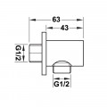 Bộ tiếp nước dạng tròn Hafele 485.60.060