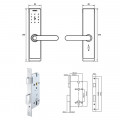 Khóa điện tử Hafele Alpha AL2501B 499.21.232