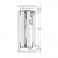 Chi tiết cửa trượt xếp bằng gỗ Hafele 408.31.009