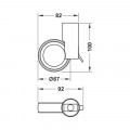 Kích thước Bánh xe Hafele 661.88.902