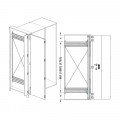 Mô tả cửa trượt xoay Slido F-Park72 60B Hafele 408.45.008