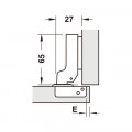 Thông số bản lề đá Metalla 120 Hafele 311.04.491