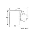 Kích thước máy giặt quần áo Bosch WVG30441EU